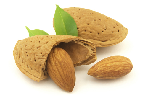 almonds in shell